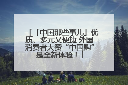 「中国那些事儿」优质、多元又便捷 外国消费者大赞“中国购”是全新体验！