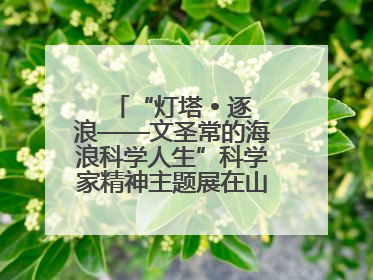 “灯塔 • 逐浪——文圣常的海浪科学人生”科学家精神主题展在山东省科技馆启幕
