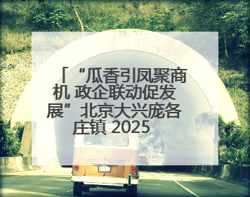 “瓜香引凤聚商机 政企联动促发展”北京大兴庞各庄镇 2025 年西瓜季政企联动产业推介活动圆满举行
