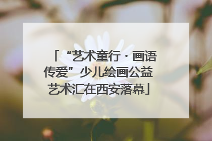 “艺术童行・画语传爱”少儿绘画公益艺术汇在西安落幕