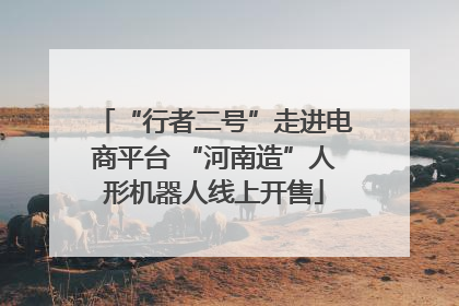 “行者二号”走进电商平台 “河南造”人形机器人线上开售