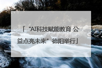 “AI科技赋能教育 公益点亮未来”德阳举行