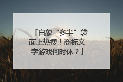 白象“多半”袋面上热搜！商标文字游戏何时休？