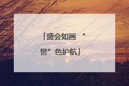 盛会如画 “警”色护航