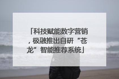科技赋能数字营销，极融推出自研“苍龙”智能推荐系统