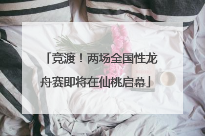 竞渡！两场全国性龙舟赛即将在仙桃启幕