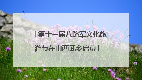 第十三届八路军文化旅游节在山西武乡启幕