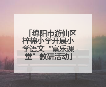 绵阳市游仙区梓棉小学开展小学语文“富乐课堂”教研活动