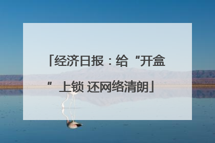 经济日报：给“开盒”上锁 还网络清朗