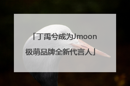 丁禹兮成为Jmoon极萌品牌全新代言人