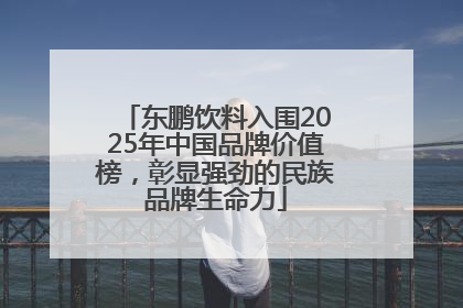 东鹏饮料入围2025年中国品牌价值榜，彰显强劲的民族品牌生命力