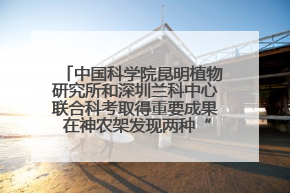 中国科学院昆明植物研究所和深圳兰科中心联合科考取得重要成果 在神农架发现两种“国保”级兰花