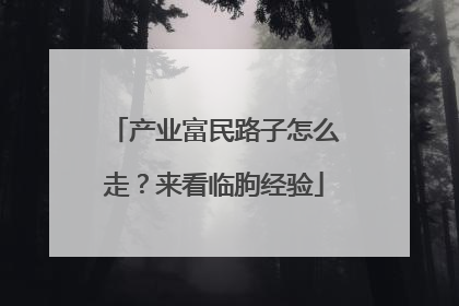 产业富民路子怎么走？来看临朐经验
