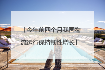 今年前四个月我国物流运行保持韧性增长