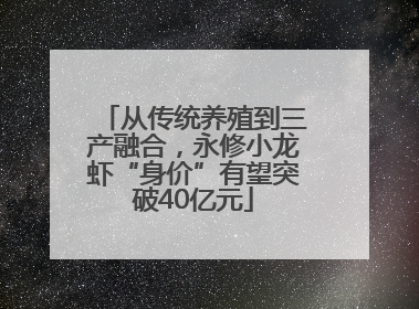 从传统养殖到三产融合，永修小龙虾“身价”有望突破40亿元