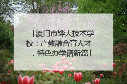 厦门市铧大技术学校：产教融合育人才，特色办学谱新篇