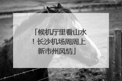 候机厅里看山水！长沙机场周周上新市州风情