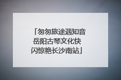 匆匆旅途遇知音 岳阳古琴文化快闪惊艳长沙南站