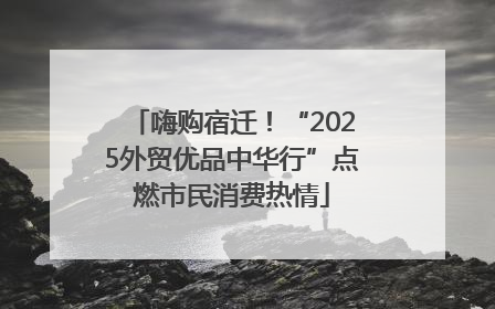 嗨购宿迁！“2025外贸优品中华行”点燃市民消费热情