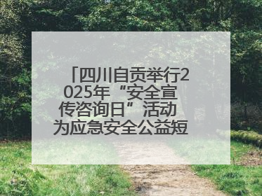四川自贡举行2025年“安全宣传咨询日”活动 为应急安全公益短视频获奖者颁奖