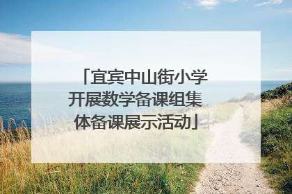 宜宾中山街小学开展数学备课组集体备课展示活动