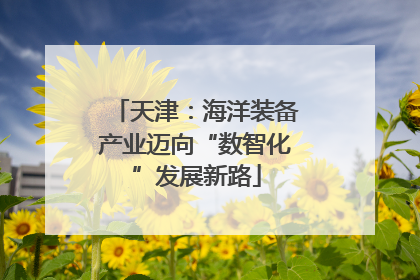 天津：海洋装备产业迈向“数智化”发展新路
