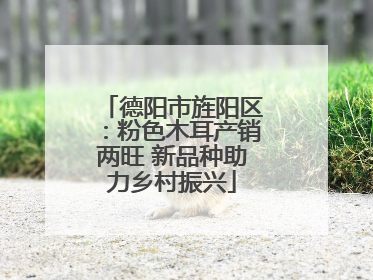 德阳市旌阳区：粉色木耳产销两旺 新品种助力乡村振兴