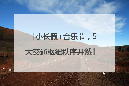 小长假+音乐节，5大交通枢纽秩序井然