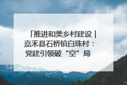 推进和美乡村建设｜嘉禾县石桥镇白珠村：党建引领破“空”局 乡贤聚力绘就新图景