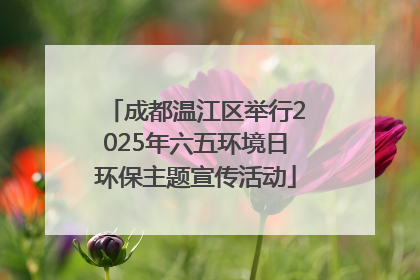 成都温江区举行2025年六五环境日环保主题宣传活动