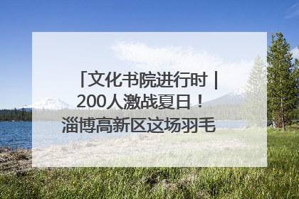 文化书院进行时｜200人激战夏日！淄博高新区这场羽毛球比赛太酷