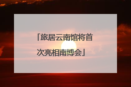 旅居云南馆将首次亮相南博会