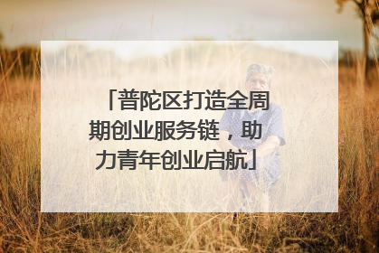 普陀区打造全周期创业服务链，助力青年创业启航