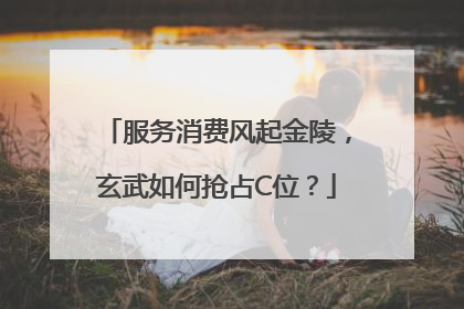服务消费风起金陵，玄武如何抢占C位？