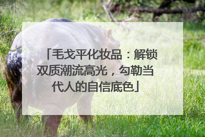 毛戈平化妆品：解锁双质潮流高光，勾勒当代人的自信底色