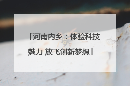 河南内乡：体验科技魅力 放飞创新梦想