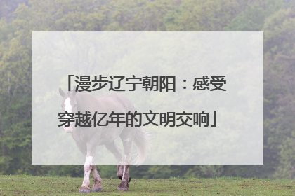 漫步辽宁朝阳：感受穿越亿年的文明交响