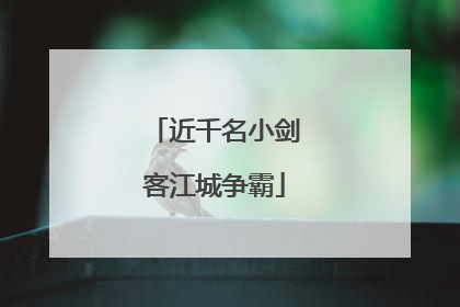 近千名小剑客江城争霸