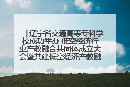 辽宁省交通高等专科学校成功举办 低空经济行业产教融合共同体成立大会暨共建低空经济产教融合新生态论坛