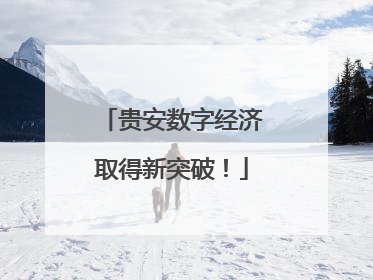 贵安数字经济取得新突破！