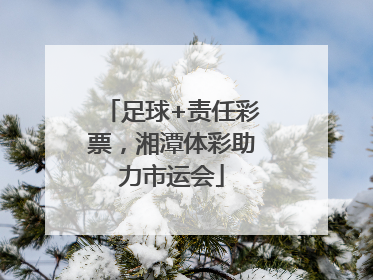 足球+责任彩票，湘潭体彩助力市运会