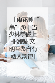 雨花登“高”③｜当少林拳碰上非洲鼓 文明互鉴自有动人韵律