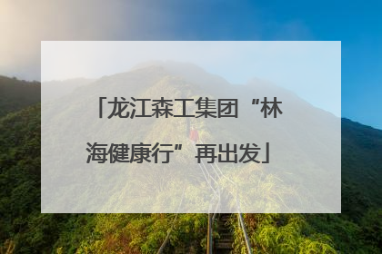 龙江森工集团“林海健康行”再出发