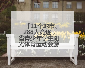 11个地市、288人竞逐，省青少年学生阳光体育运动会游泳比赛开赛