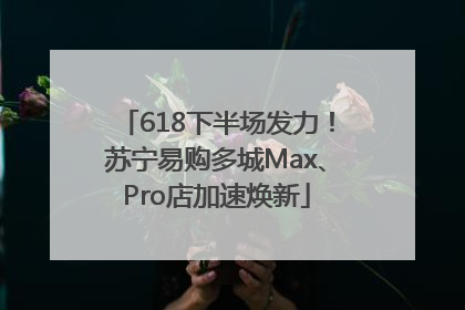 618下半场发力！苏宁易购多城Max、Pro店加速焕新