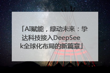 AI赋能，绿动未来：挚达科技接入DeepSeek全球化布局的新篇章